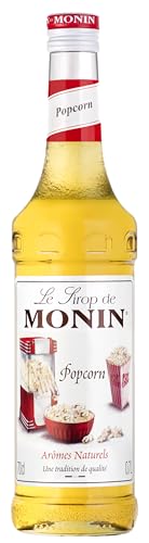 Monin Sirup Popcorn (1 x 0,7l) - Karamellgeschmack für Kaffee, Desserts und Cocktails - Kino -...