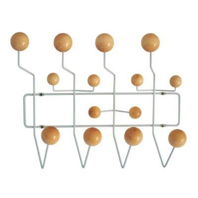 イームズ ウォールハンガー ハングイットオール Eames Hang It All ナチュラルボール ホワイトフレーム