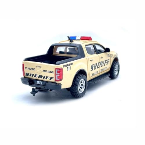 Image of Police Car Toy for Boys | Big 4x4 Pickup Truck Toy with Pull Back Action, Lights & Sound | Emergency Vehicle Toy for Kids Age 3-10 | Durable Toy Car for Boys | Gift Toy Truck for Kids