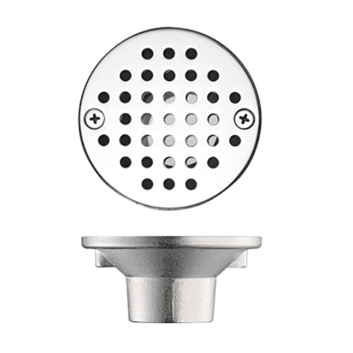 Grille de douche et siphon de sol rond évacuation eau kit siphon de douche au sol - 5
