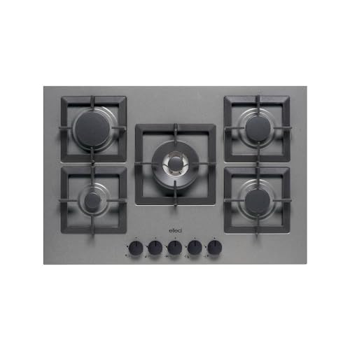 Elleci Plano 75 TCC Incasso Piano cottura a gas Titanio