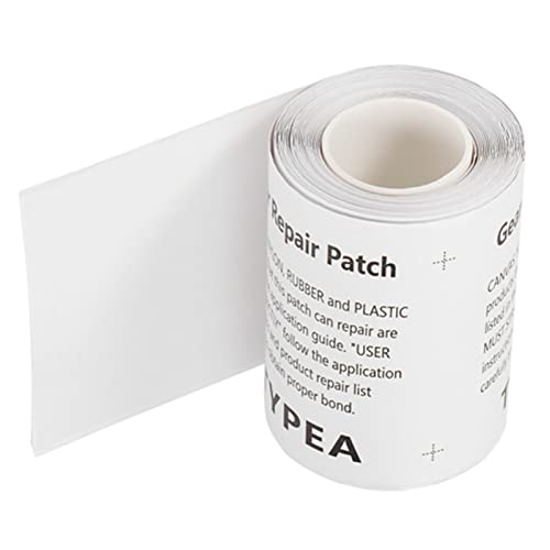 Yosoo Health Gear Clear Tent Repair Tape 7.5x375cm, Adhesive Tape Air Bed Repair Patches for Tents, Air Mattress Beds, Inflatable Pools, Resistant Puncture Awning Repair Tape