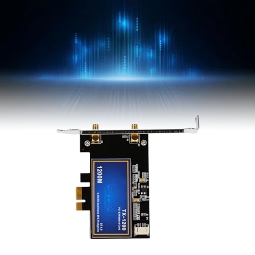Tarjeta de Red WiFi Dual Band PCIe Zunate con Bluetooth 4.0, 867Mbps 5GHz 300Mbps 2.4GHz, Adaptador Inalámbrico con Dos Antenas Externas de 8dBi, 802.11ac para PC de Escritorio miniatura 7