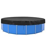 QWORK® Cobertor Piscina Redondo 305cm, Lona Cobertor Piscina, Lona...