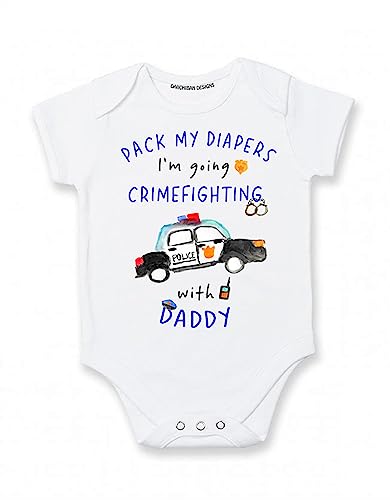 Image of My Daddy is a Police officer baby clothes boy (9 months)