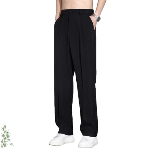 Dualego Easemotions Super Stretch Ice Silk Comfort Everyday Pants, Rovenfit Men Pants, Fleurosta Mens Pant