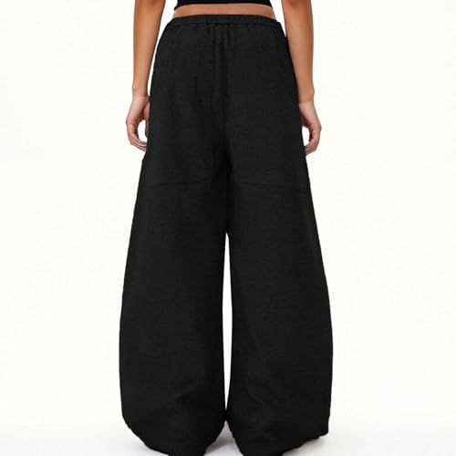 Coton grande taille premium pour pantalon fluide de sport chic