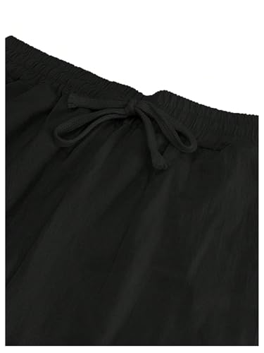 SHENHE Men's Linen Pants Elastic Waist Drawstring Casual Beach Vacation Pants with Pockets4