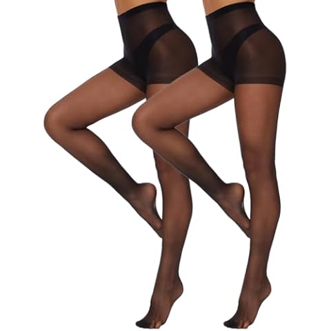 DUCMODA Women's 20D Control Top Tights Cover