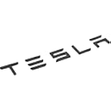 Generic Metal Raised Logo Tailgate Letters Insert Rear Emblems with Adhesive for Tesla Model 3/S/X Tailgate Emblems (Carbon Fiber)