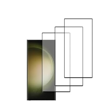 3X Pelicula 3D De vidro Para Galaxy S23 Ultra (Tela 6.8) Proteção Total - C7 COMPANY