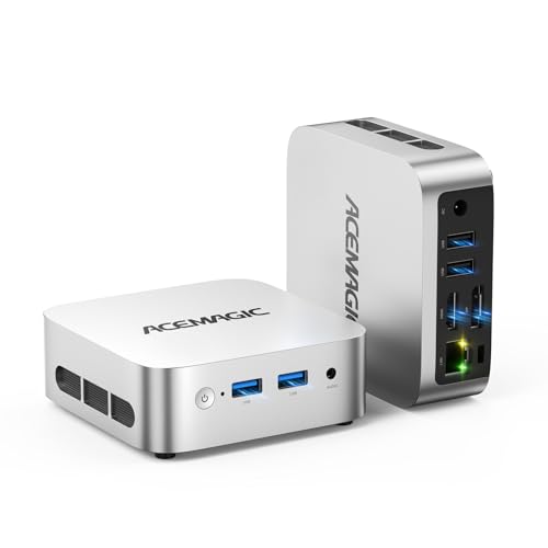 ACEMAGIC Mini PC Computers 11 Pro, Twin Lake N150 (Beat N97/N95) 16GB DDR4 RAM 256GB M.2 SSD up to 3.6 GHz, Small PC Desktop Computers Support Dual 4K, WiFi, BT, Ethernet, Micro PC for Business Home