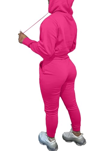 LovelyWholesale Womens Sweatsuits 2 Piece Set Hoodie Sweatshirts and Jogger Sets2