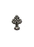 VINTAGE SILVER CROSS Floating Charm