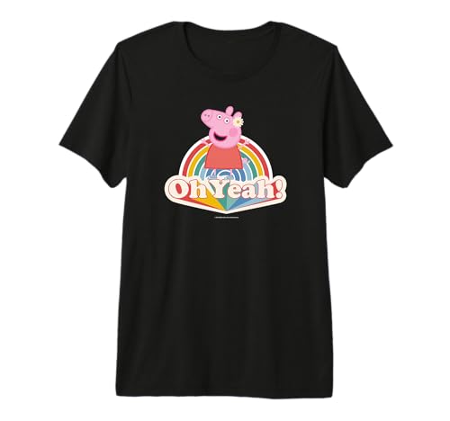 T-shirt Peppa Pig Rainbow Daisy Queen pour l'école et les loisirs
