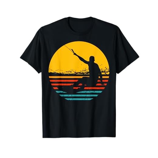 Retro Wakeboard Sunset Fan Geschenk Wakeboarder Wakeboarding T-Shirt