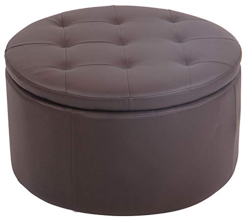 FODERA - lo sgabello puff imbottito si dota di pratico coperchio, tutto il corpo della seduta è foderato ed è disponibile in 3 versioni di rivestimento: velluto rétro moderno, elegante similpelle e tessuto versatile e robusto. La base è completa di piedini antigraffio e antiscivolo