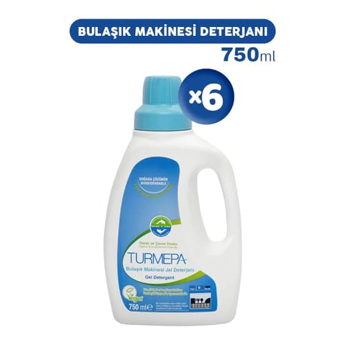 Jel Bulaşık Makinesi Deterjanı 750 ml x 6
