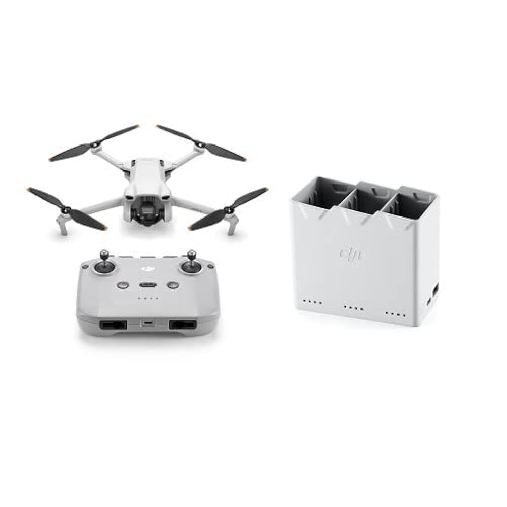 DJI Mini 3（RCリモコン）4K HDRビデオ撮影 Amazon.co.jp: DJI Mini 3( RC リモコン付属) 4K HDR動画撮影 38