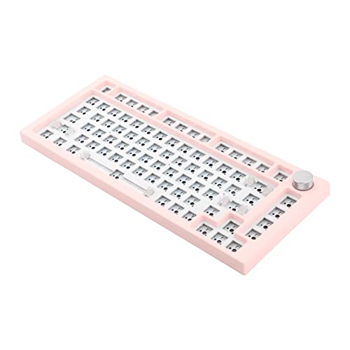 TISHITA 753/5ピンホットスワップシールメカニカルキーボードDIYキット - ピンク, 33.5x13.5cm