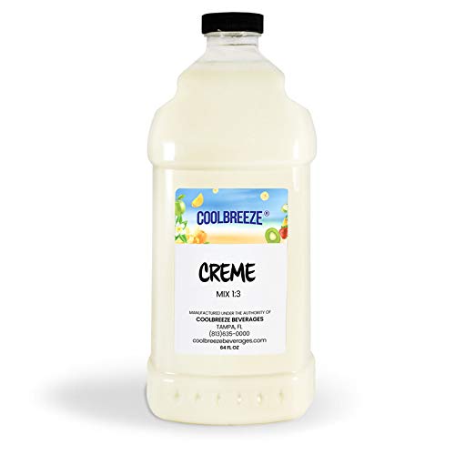 Coolbreeze Beverages Ready To Use Premium Frozen Slush Drink Mix - Cream / Crème - 1/2 gal