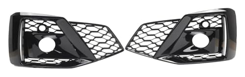 Ajustement Parfait Grilles Avant Pare-Chocs S5 Cache Antibrouillard Fixation Fixe
