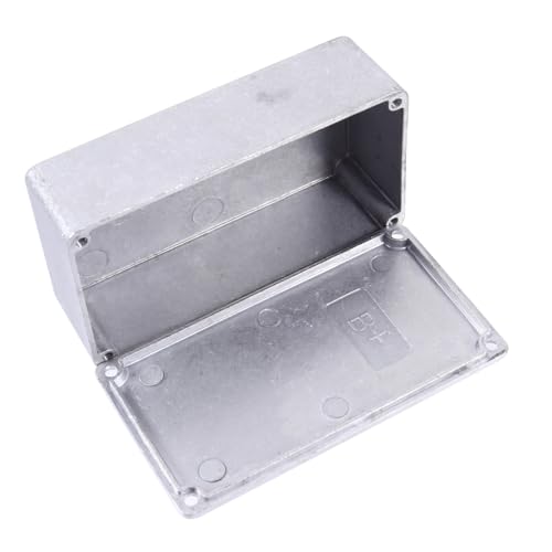 FUTUREORYY Aluminium-box Für Gitarrenpedale Effektbox-gehäuse Stompbox-halterung Solide Konstruktion Polierte Oberfläche Designvielfalt Benutzerfreundlich