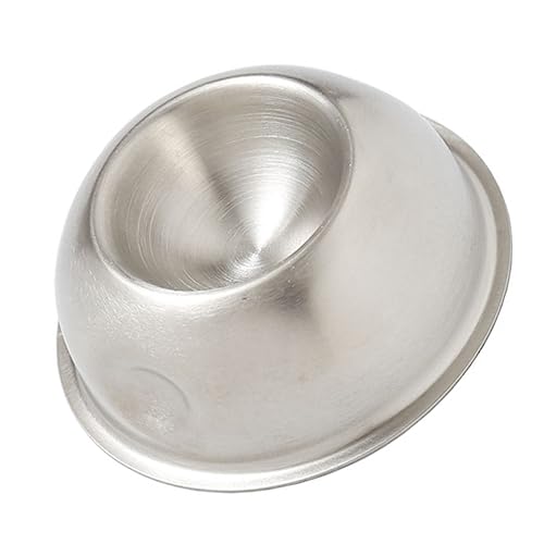 HEALLILY Stainless Steel Egg Cup Holder Egg Tray for Kitchen Set Breakfast Silverware Holder