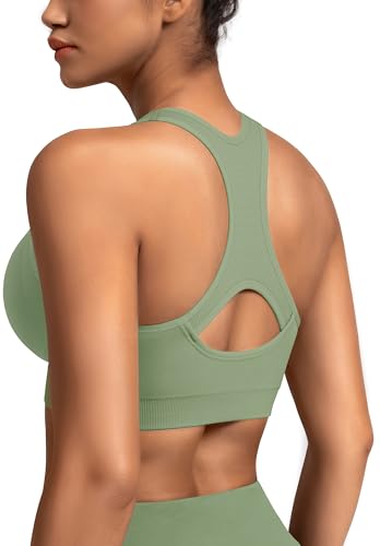Image of MIRITY Women Racerback Sports Bras - High Impact Workout Gym Activewear Bra