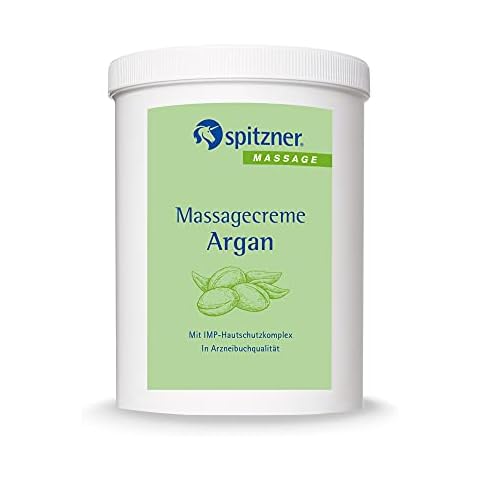 Spitzner Massagecreme Argan (1000 ml) - pflegende Massagelotion mit IMP-Komplex und wertvollem Vitamin E für geschützte Haut Cover