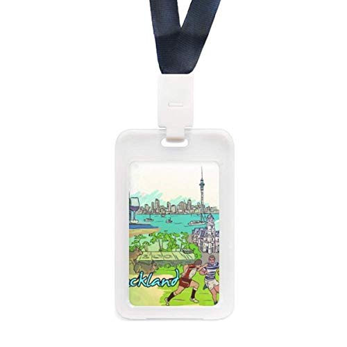 Porte-cartes City Football rigide transparent vin rouge Auckland pour rangement carte crédit mince