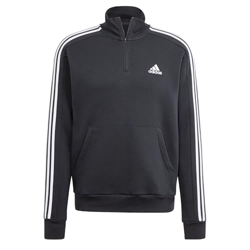adidas Men's Essentials Fleece 3-Stripes 1/4 Zip2