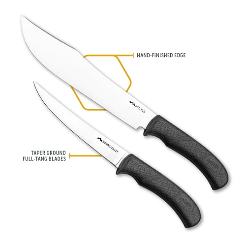 Outdoor Edge OEGP11 Game-Pro 11-Piece Butcher Knife Set | Caping & Boning Knives, Deer Skinning Knife, Bone Saw thumb #5