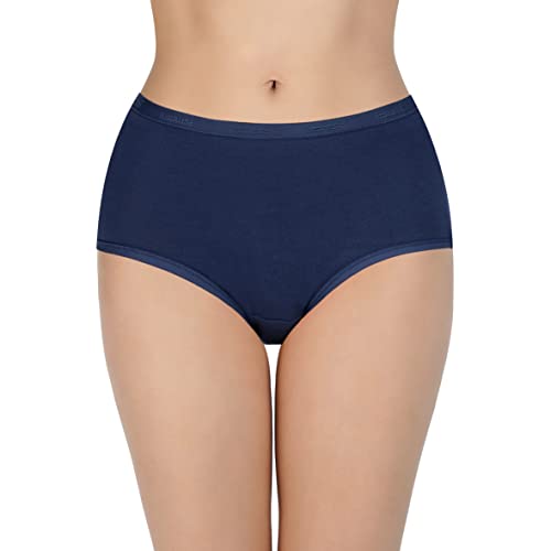 Image of Amante Solid Cotton Full Brief Panty Pack(Pack of 3)