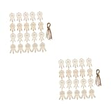 NUOBESTY 2 Ensembles Pendentif Receveur De Rêve En Bois Decoration Décoration Cintres Po...