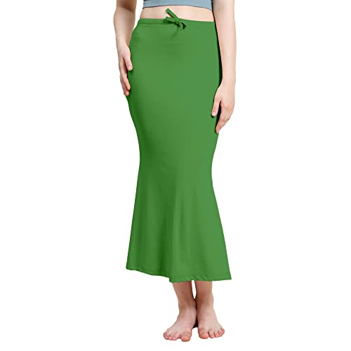 Image of Amazon Brand - Anarva Women Cotton Blended Saree Shapewear Regular Petticoat Skirt For Saree