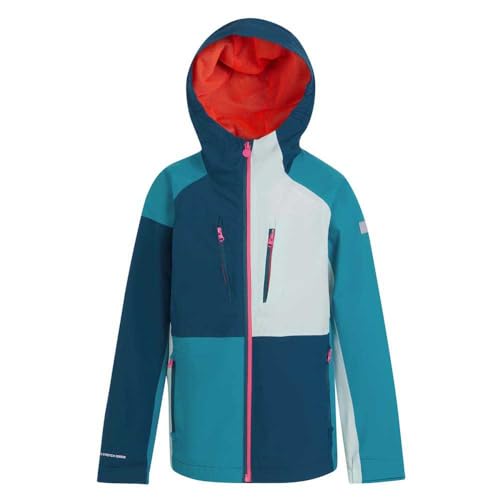Childrens/Kids Highton V Full Zip Hoodie (11-12 Years) (Moroccan Blue/Tahoe Blue)3