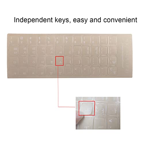 3 PCS/Pack Universal Korean Matte Keyboard Alphabet Stickers miniatura 4