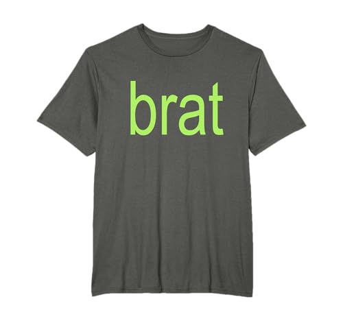 Brat Chartreuse surdimensionnée toutes les couleurs Noir Blanc Vert T-Shirt