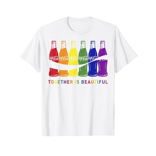 Coca-Cola Pride Together Is Beautiful Bottles Camiseta