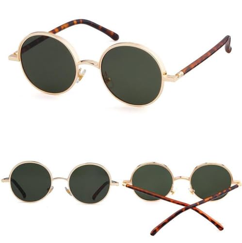 Lunettes Steampunk homme aux verres ronds rétro pour une protection solaire optimale