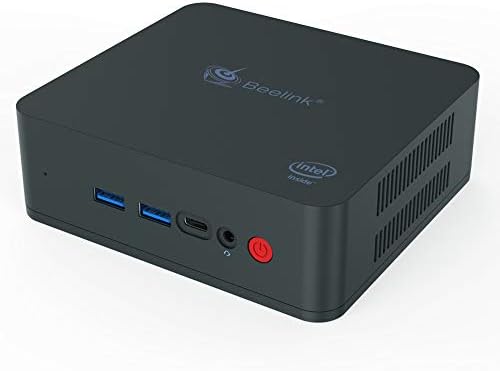 Beelink U55 Mini PC Intel Core-I3 5005U HD Graphics 5500 Windows 10 Mini Desktop Computer,8GB RAM/256GB SSD[Supports Extended RAM & SSD] Dual HDMI/Dual Wi-Fi/1000M LAN/Fan/Type-C