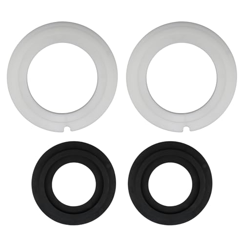 Image of RV Toilet Seal Kit Replacement fit for Dometic Sealand Vacu Flush Toilets 110 111 210 510,Flush Toilets - Without Overflow Holes,385311462 385310677(2 Sets)