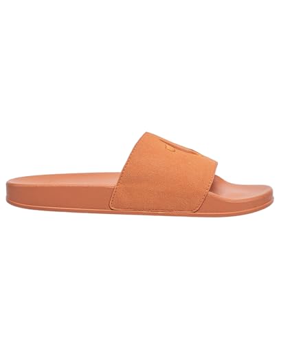 Image of True Religion Men's Logo Slide Sandals - Cushioned Comfort with Bold Horseshoe Strap