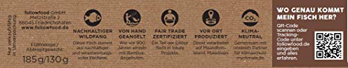 followfish MSC Thunfisch Filets im eigenen Saft, 185 g