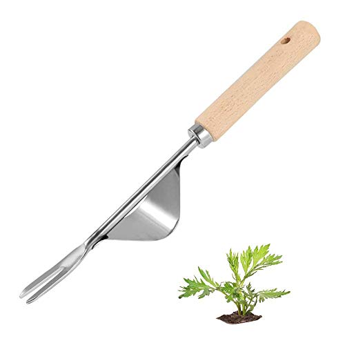 YGHH Extractor de Jardinería, Weeder de Mano de Jardín, Extractor de Malas Hierbas, Durable Acero Inoxidable Extractor de Malezas Manual para Escardar, Quitar Dientes de León, Cardos, Otras Malezas