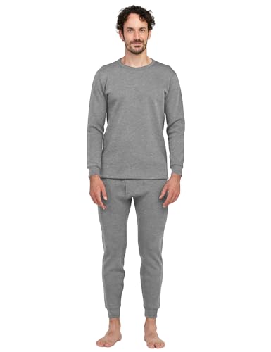 LAPASA Men's Ultra Heavyweight Thermal Underwear Set Extreme Cold Weather Base Layer Top Bottom Fleece Lined Long Johns M63