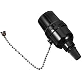 Chaînette pour luminaire : cette douille en bakélite est une alternative unique et élégante aux douilles traditionnelles