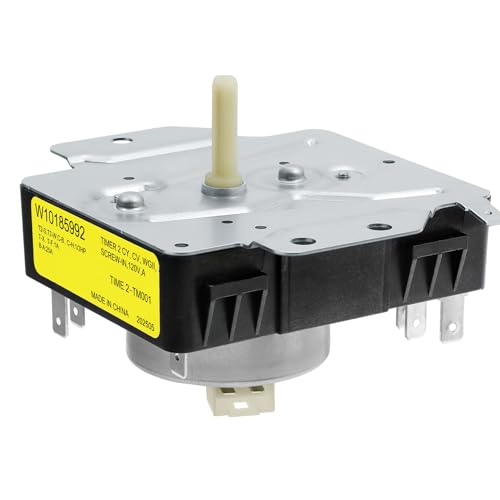 W10185992 Dryer Timer Replacement 418-095-20-B5 WPW10185992 etc Models Compatible with Maytag Whirlpool etc Brands for WED5000DW2 WGD5000DW3 MEDC465HW0 MGDC465HW0 etc Dryer OEM 1 Year Warranty