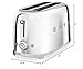 Smeg 50's Retro 4 - slice toaster (Stainless Steel)